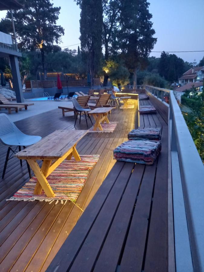 Seven Keys Luxury Suites Achilleion Bagian luar foto