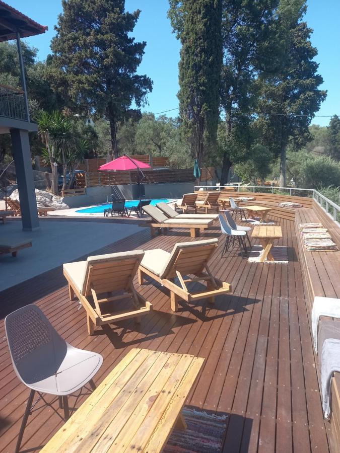 Seven Keys Luxury Suites Achilleion Bagian luar foto