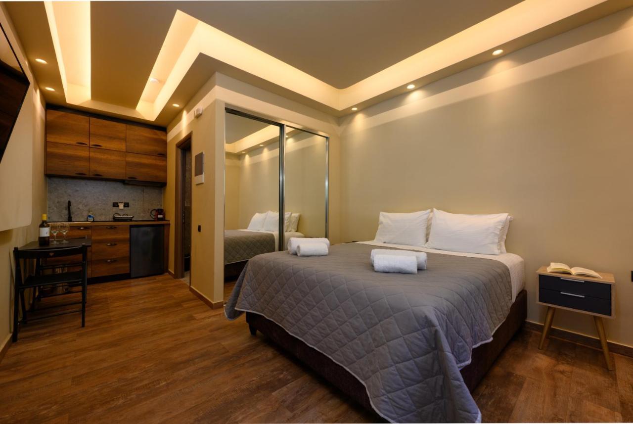 Seven Keys Luxury Suites Achilleion Bagian luar foto